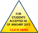 For students accepted as of January 2015.